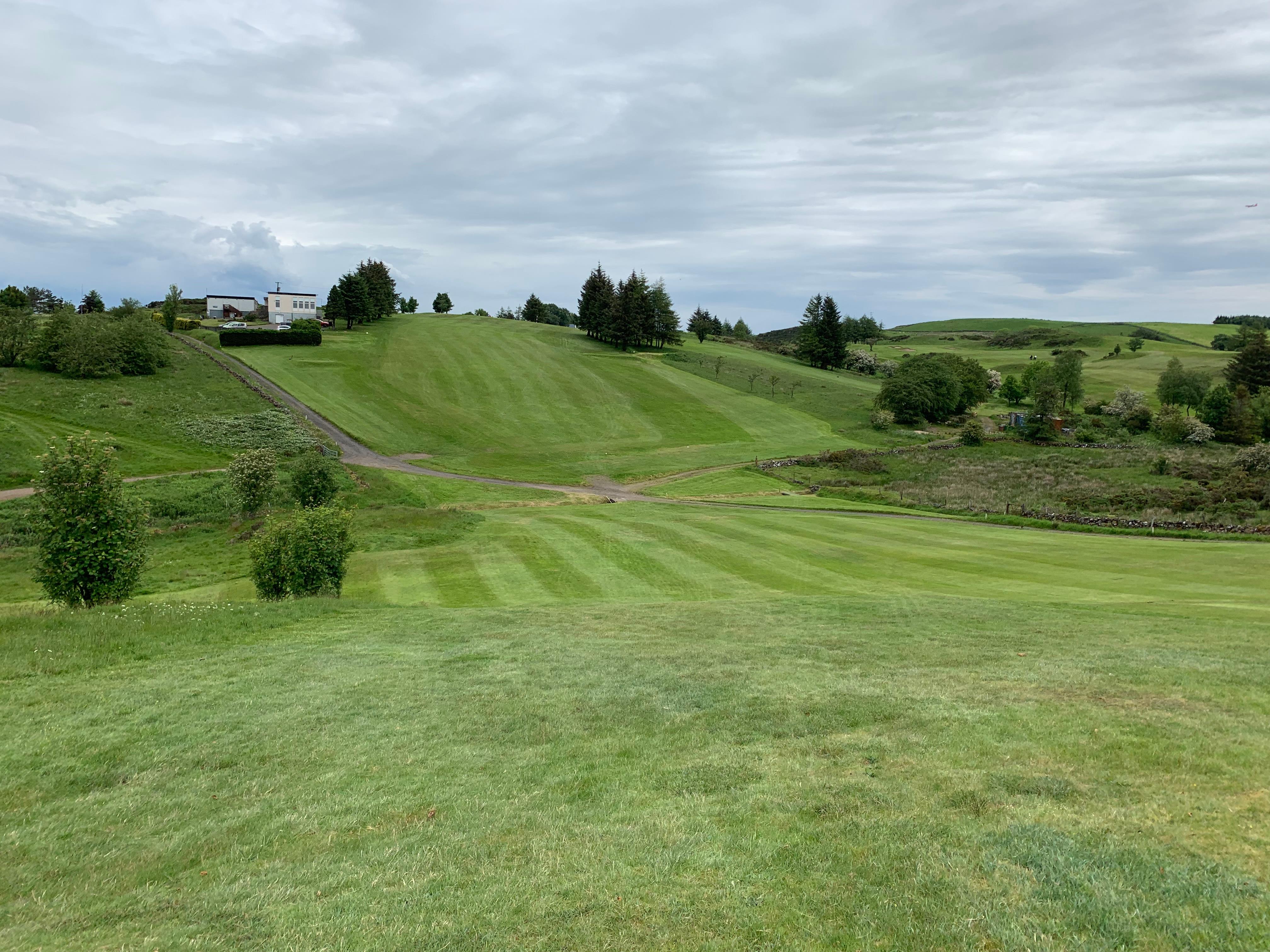 Hole 2 — view from the tee